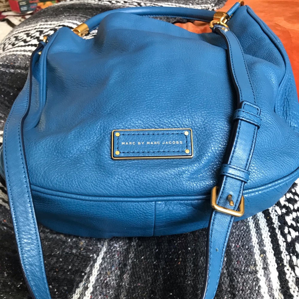 Marc By Marc Jacobs Too Hot To Handle Blue Crossbody Bag - Picture 12 of 16